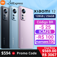Globalna wersja Xiaomi Mi 12 Smartphone Snapdragon 8 Gen 1 Octa Core 128GB/256GB 120Hz wyświetlacz 4500mAh bateria 67W ładowanie 1